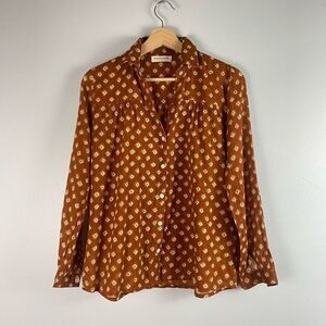 Maison Hotel Ziggy Boho Blouse in Bandhani Spring Pattern